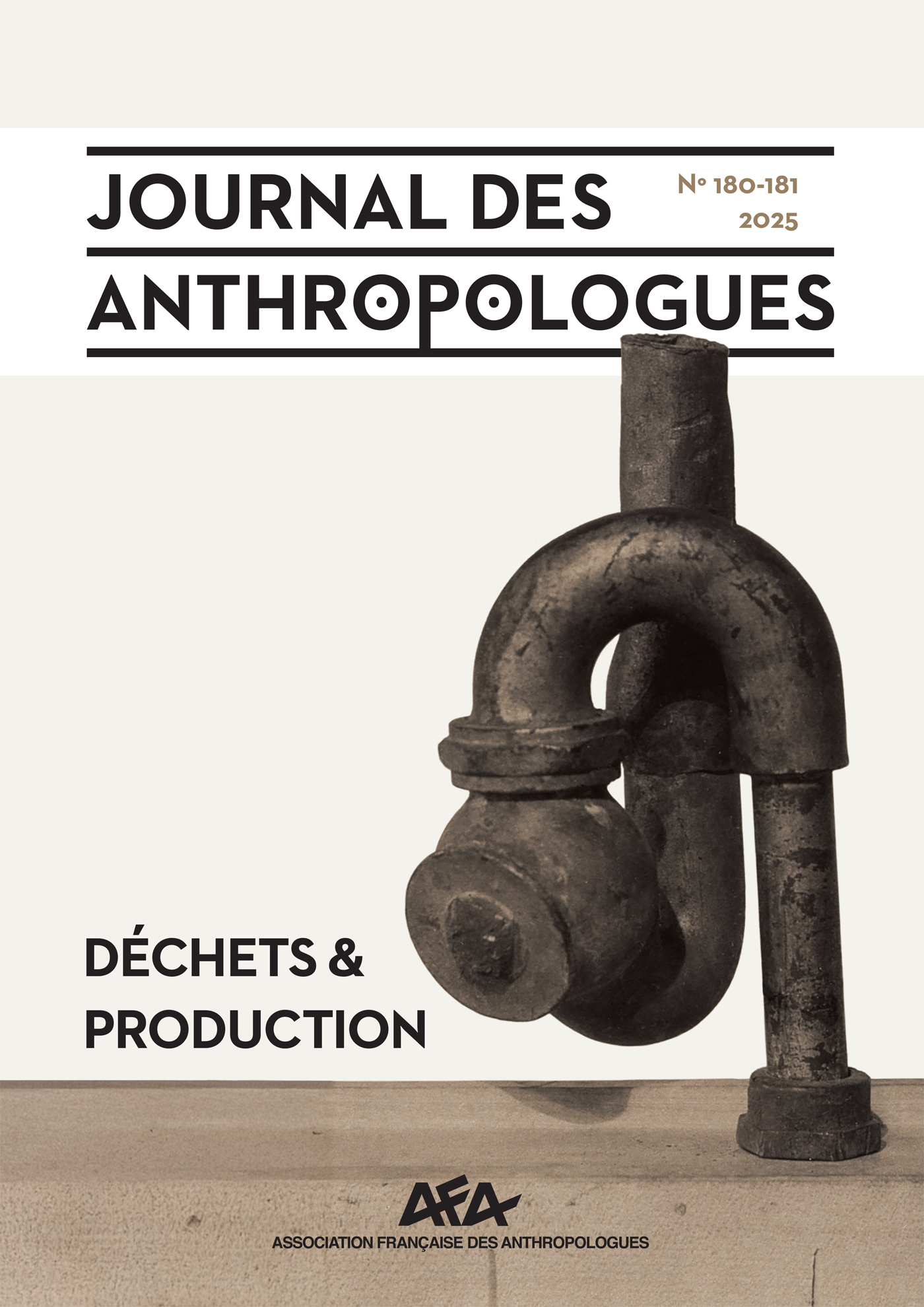 Couverture du Journal des Anthropologues N°180-181